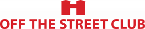 Red Off the Street Club logo, back to homepage